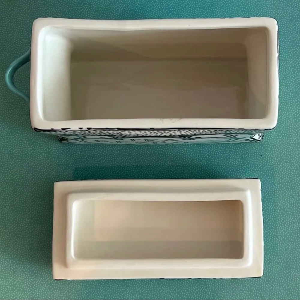 ✨HP✨ MOLLY HATCH CERAMIC “TEA REVIVES YOU” CANISTER W/ SCOOP - Picture 9 of 12